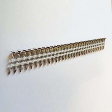 Clous 25mm annelés inox, carton à 2\'000 pièces + gaz (AR).