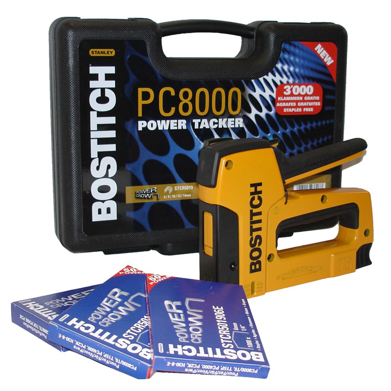 BOSTITCH PC 8000/T6 KIT Hand-Tacker 6-14mm, in einer Box