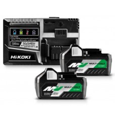 Hikoki booster pack multivolt typ B 2x batterie BSL36B18 + 1x chargeur UC18YSL3 (18V 8.0Ah/36V 4.0Ah)