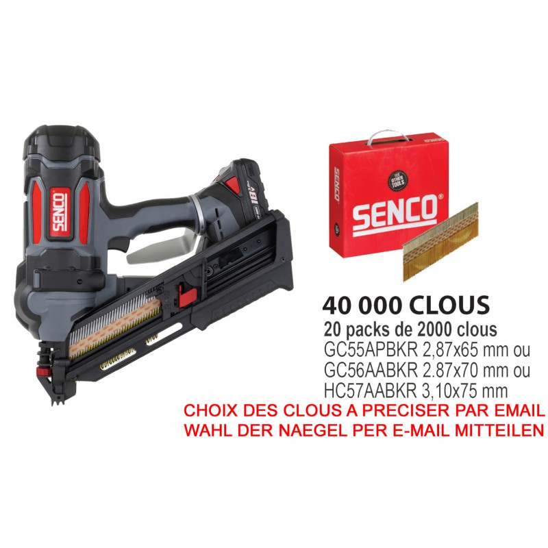 Senco 34° F-35XP 2.0 Chiodatrice FUSION 50-90 mm - OFFERTA SHOCK