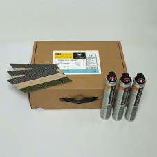 Chiodi 34° 70mm lisce, cartone di 3\'000 pezzi + gas.